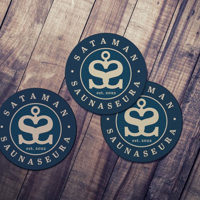 Saunaseura beer coasters