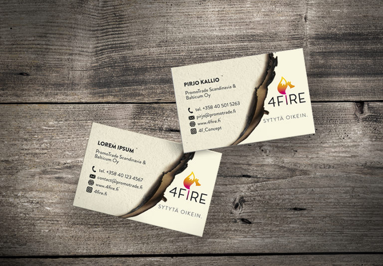 4Fire business cards